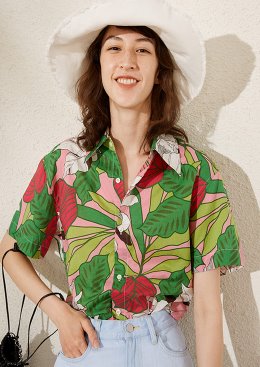 [수입명품ST여성의류] 190704-04EE TOP 하와이언셔츠